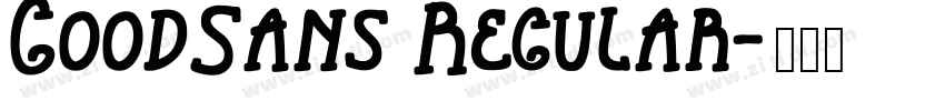 GoodSans Regular字体转换